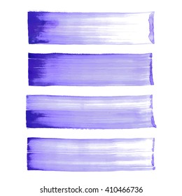 Watercolor elements for design, vector illustration