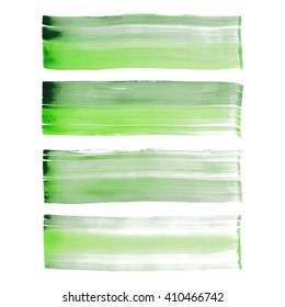 Watercolor elements for design, vector illustration