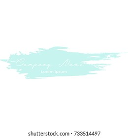 Watercolor elements for design vector illustration logo