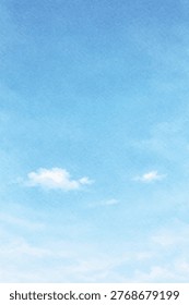 Acuarela vacío azul cielo