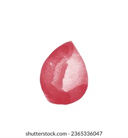 watercolor female menstruation element design