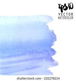 Watercolor fill in vector format. Abstract picture.