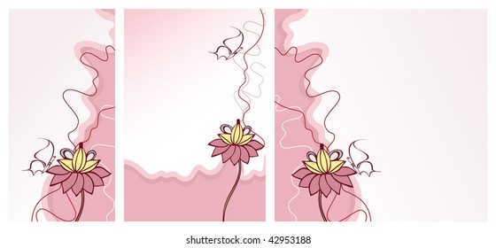 watercolor floral background