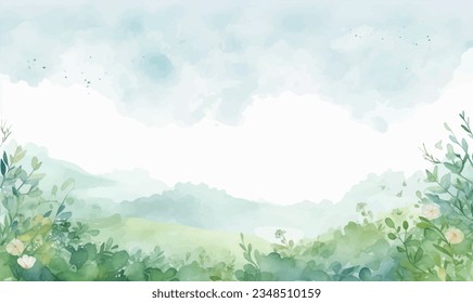 Watercolor floral background, pattern, texture. For design, pastel colors