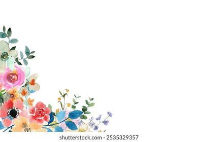 Fondo floral de la acuarela, patrón, textura. Para el diseño, colores pastel