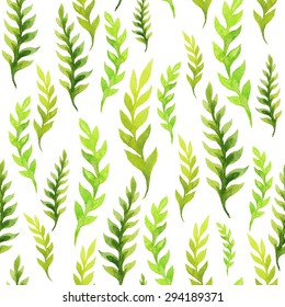 watercolor floral background. vector seamless pattern
