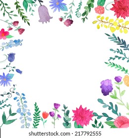 25,495 Watercolour floral wreath Images, Stock Photos & Vectors ...