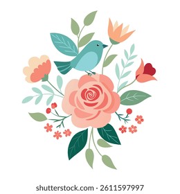 watercolor floral bouquet flower bouquet floral (2)