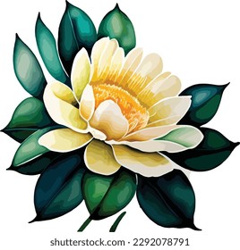 Watercolor floral bouquet isolated on white background, Watercolor flower collection

