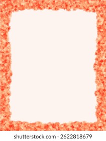 Watercolor Floral Frame abstract pattern
