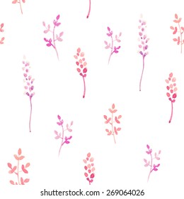 Watercolor floral pattern