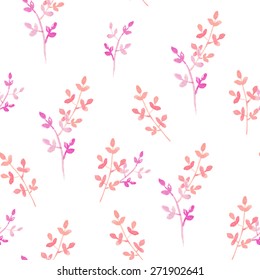 Watercolor floral pattern