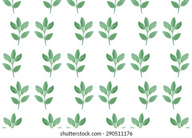 Watercolor floral pattern. Vector illustration. Seamless hand drawn pattern. Can be used for wallpaper, background.
