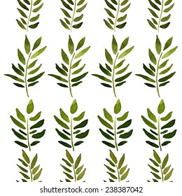 Watercolor floral seamless pattern