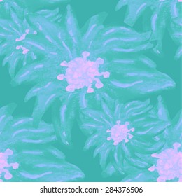 Watercolor floral seamless pattern. Background for web pages, wedding invitations, save the date cards