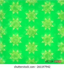 Watercolor floral seamless pattern. Vector illustration