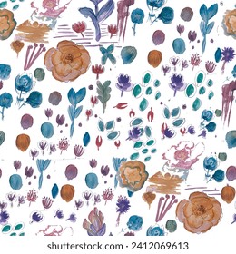 Watercolor floral seamless vector pattern design for textile, scarf, fabric and fashion. Seamless pattern with cute wild animals childish. Animals zoo with lion, zebra, crocodile, cat and giraffe.  