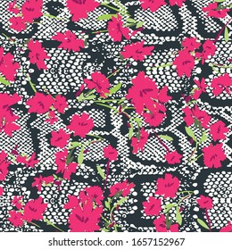 Watercolor Flower background.  Liberty style. fabric, covers, manufacturing, wallpapers, print, gift wrap.