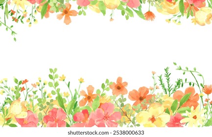 watercolor flower for wedding, birthday, card, background, invitation, wallpaper, sticker, decoration