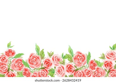 Watercolor flower for wedding, birthday, card, background, invitation, wallpaper, sticker, decoration etc.