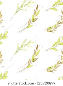 watercolor flowers vignette colorful template for design vintage blooming background vector seamless texture
