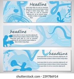 Watercolor Flyer Template - Vector Illustration, Graphic Design, Editable For Your Design   