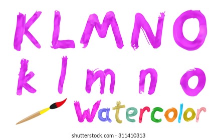 Watercolor font
