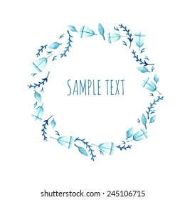 Watercolor frame