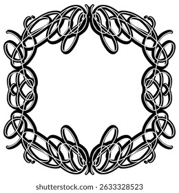 Watercolor frame ornament element background 
