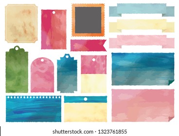 
Watercolor frame set