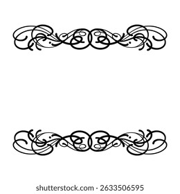 Watercolor frame set ornament element background vintage decorative