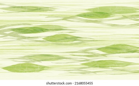 Watercolor fresh green green image background Stock Vector