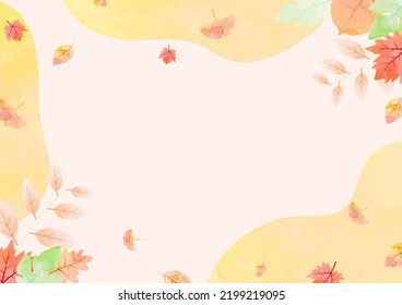 Watercolor geometric background composition vector