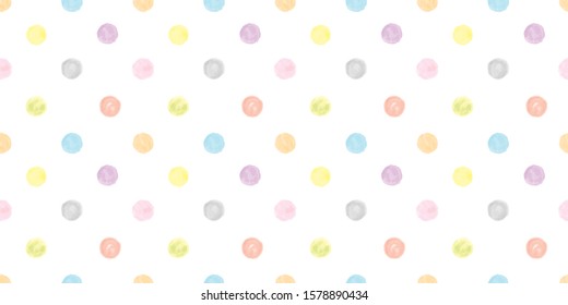 Watercolor geometric background. Seamless pattern. Vector.