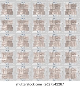 Aquarell geometrische Linien nahtloses Muster. neutrale Erdtöne, Vektortextur mit dünnen diagonalen Streifen, Rechteck, quadratischen Linien, Chevron, Zickzack. abstrakter grafischer Hintergrund. luxuriöses lineares Beige 