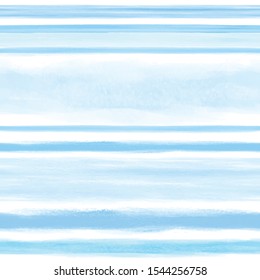 Watercolor geometric stripes seamless pattern