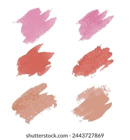 watercolor or gouache grunge paint brush stroke for your design, vector.