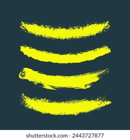 watercolor or gouache grunge paint brush stroke for your design, vector.