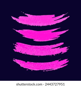 watercolor or gouache grunge paint brush stroke for your design, vector.