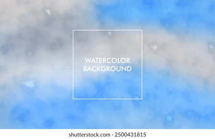 Watercolor Gradient mesh abstract blur texture background with white, pastel, blue color