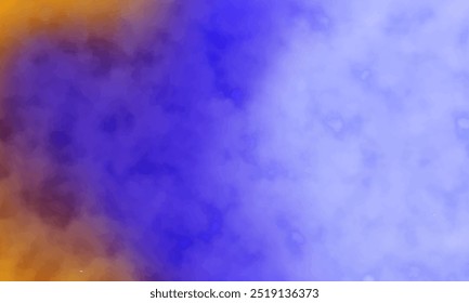 Watercolor Gradient mesh abstract blur texture background with blue, yellow color
