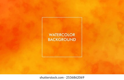 Watercolor Gradient mesh abstract blur texture background with orange and yellow color