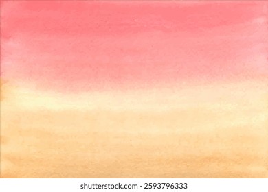 Watercolor gradient of pink and orange
