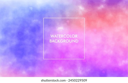 watercolor gradient texture background with pastel, blue, yellow, purple color