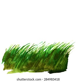 watercolor grass background