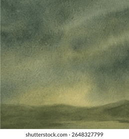 Watercolor green and yellow gradient element for sale banners, posters, labels, wallpaper, scrapbooking, birthday party decorations, invitations card, printing labels, greeting cards, background et