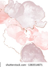 Watercolor grey pastel graunge texture. Pastel Gold Retro Texture. Trendy Chic Background made in Vector for your design