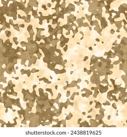 Watercolor Grunge Mottled Camouflage Pattern