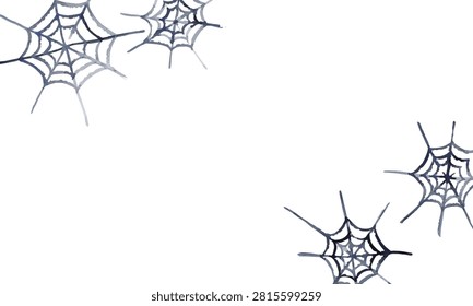 Watercolor Halloween Decorative Elements Set