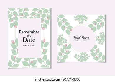 Watercolor hand drawing floral design 